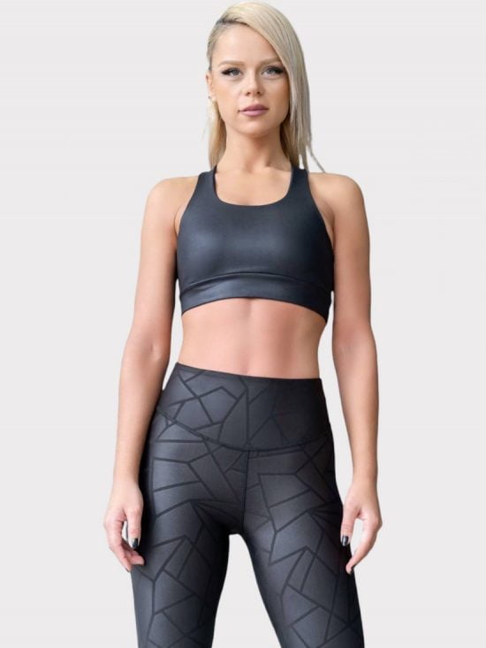 1170 Γυναικείο Μακρύ Κολάν Ψηλόμεσο & Push Up Leather Σε εκπληκτικές τιμές Μόνο στο FMBoutique 4