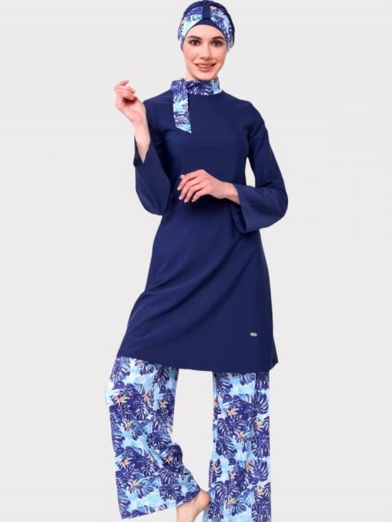 2116 Hijab mayo Swim Blue 4 2116 Hijab mayo Swim Blue