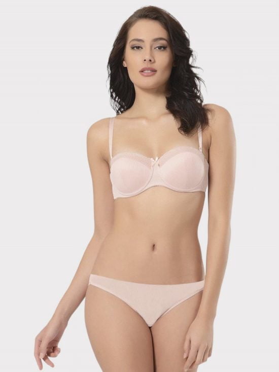 NBB 4615 Σετ Εσώρουχα Push-up Ροζ 4 NBB 4615 Σετ Εσώρουχα Push-up Ροζ