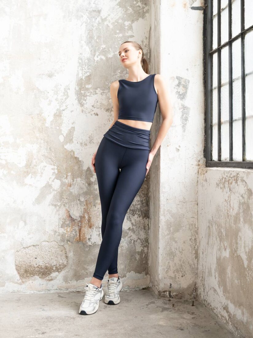 Ψηλόμεσο Push Up κολάν Σύσφιξης 511 Navy Blue toledo