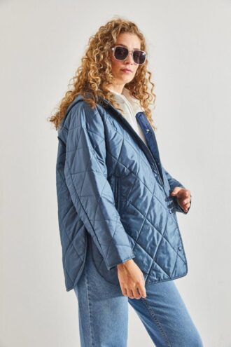 Γυναικείο Καπιτονέ Μπουφάν Oversize με Κουκούλα 2 Γυναικείο Καπιτονέ Μπουφάν Oversize με Κουκούλα Σε εκπληκτικές τιμές Μόνο στο FMBoutique 2