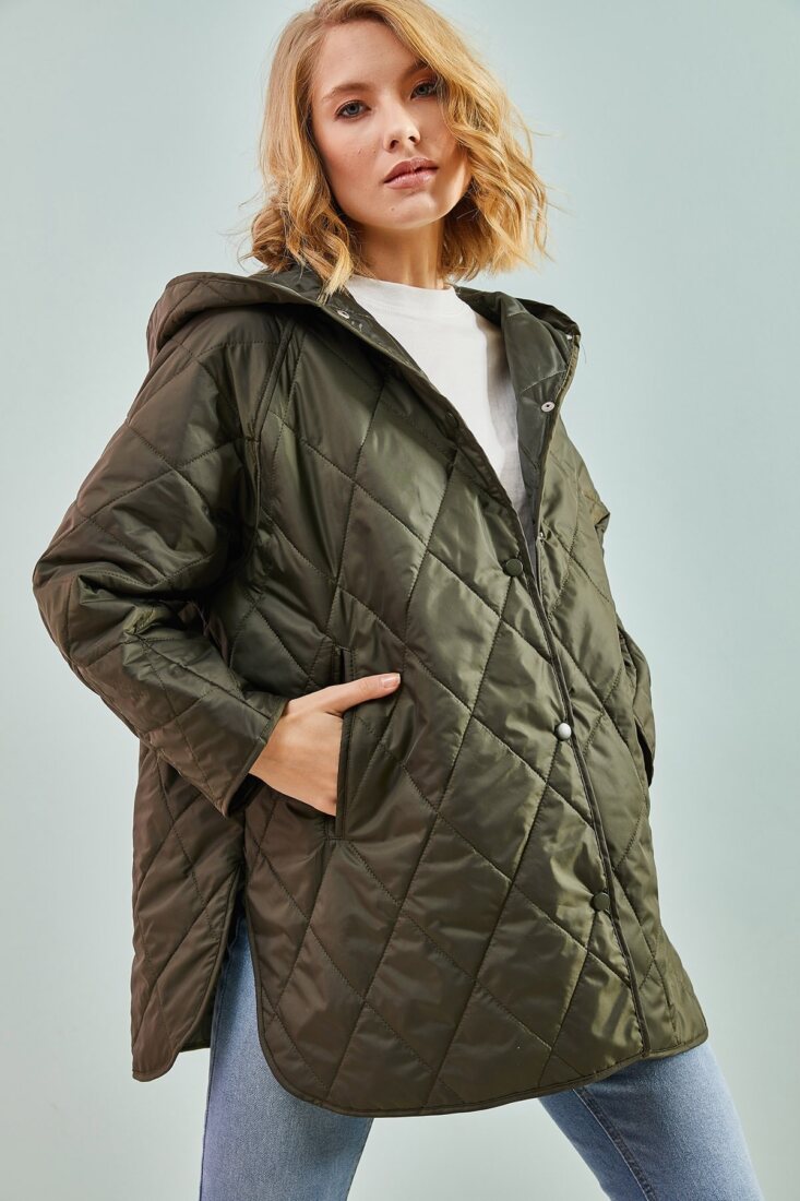Γυναικείο Καπιτονέ Μπουφάν Oversize με Κουκούλα 15 Γυναικείο Καπιτονέ Μπουφάν Oversize με Κουκούλα Σε εκπληκτικές τιμές Μόνο στο FMBoutique 15